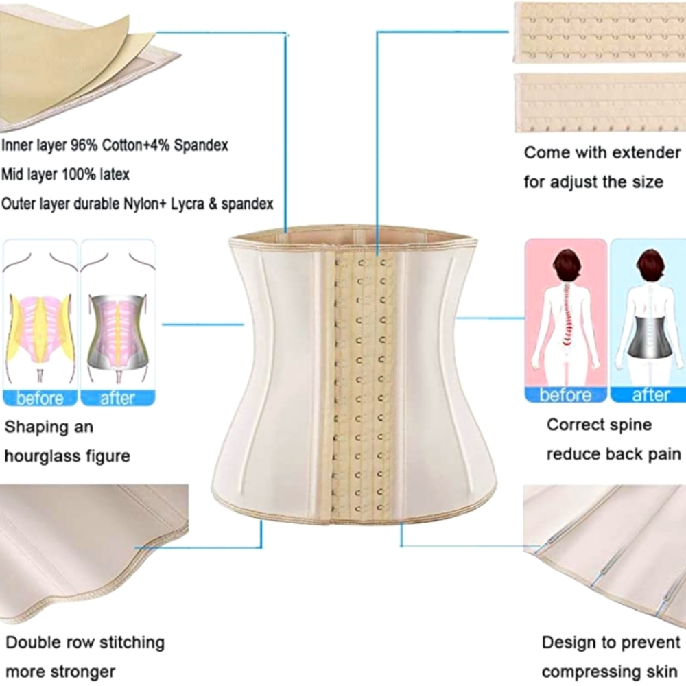 XS Waist Trainer Corset in Nude